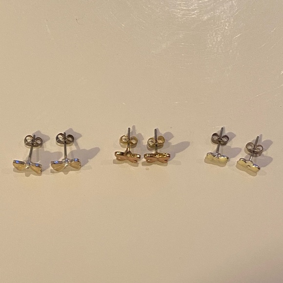 Cute Bows Earrings Set - Picture 5 of 5